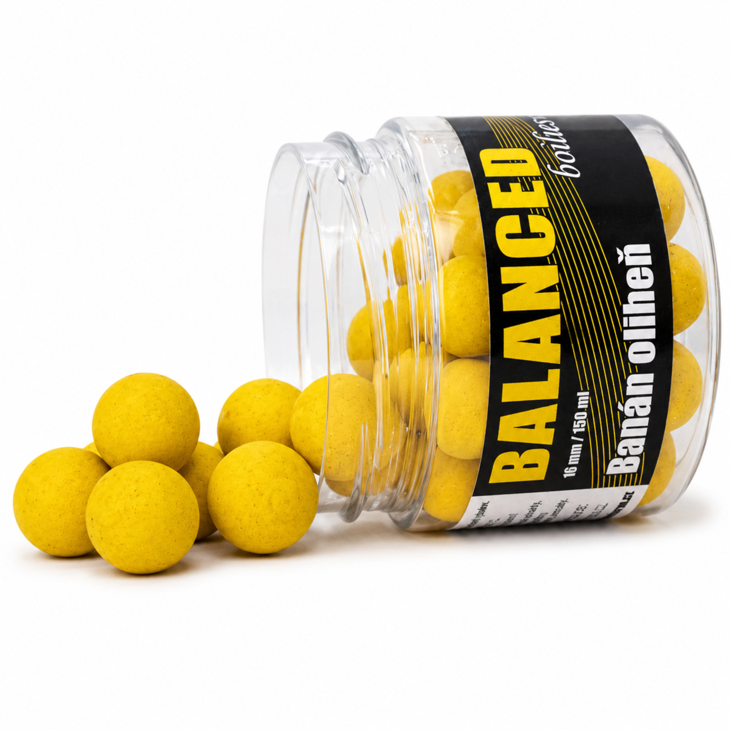 Carp Inferno Balanced Boilie 150 ml Banán/Oliheň