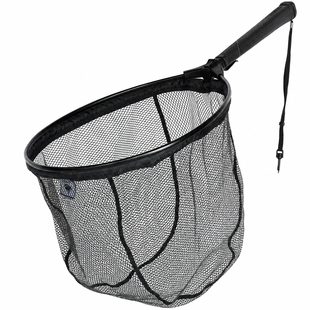 Giants fishing Plovoucí podběrák s pogumovanou síťkou Deluxe Rubber Float L 50x40cm