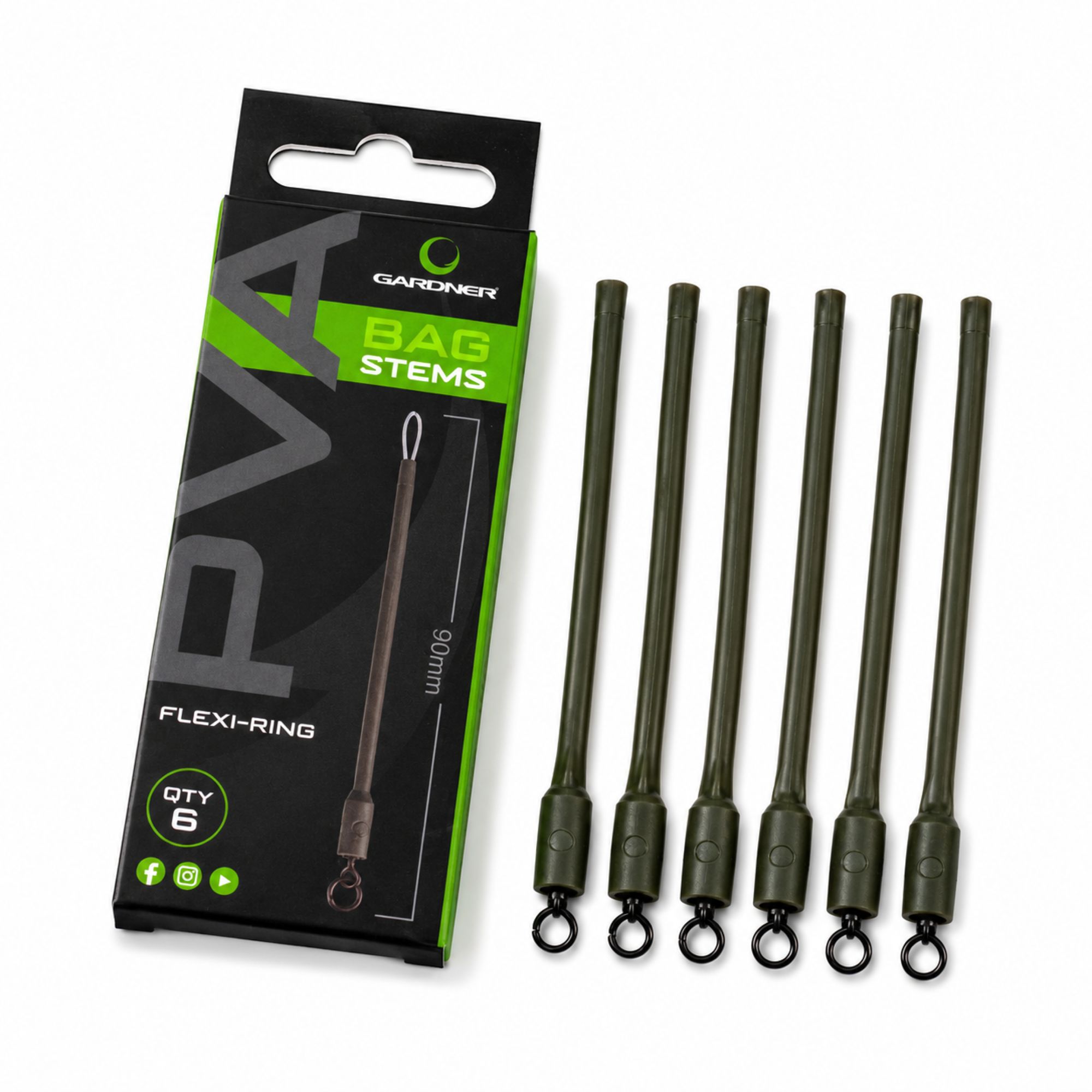 Gardner konektor na PVA sáčky Covert Fused Flexi Ring PVA Bag System 90mm, 6ks