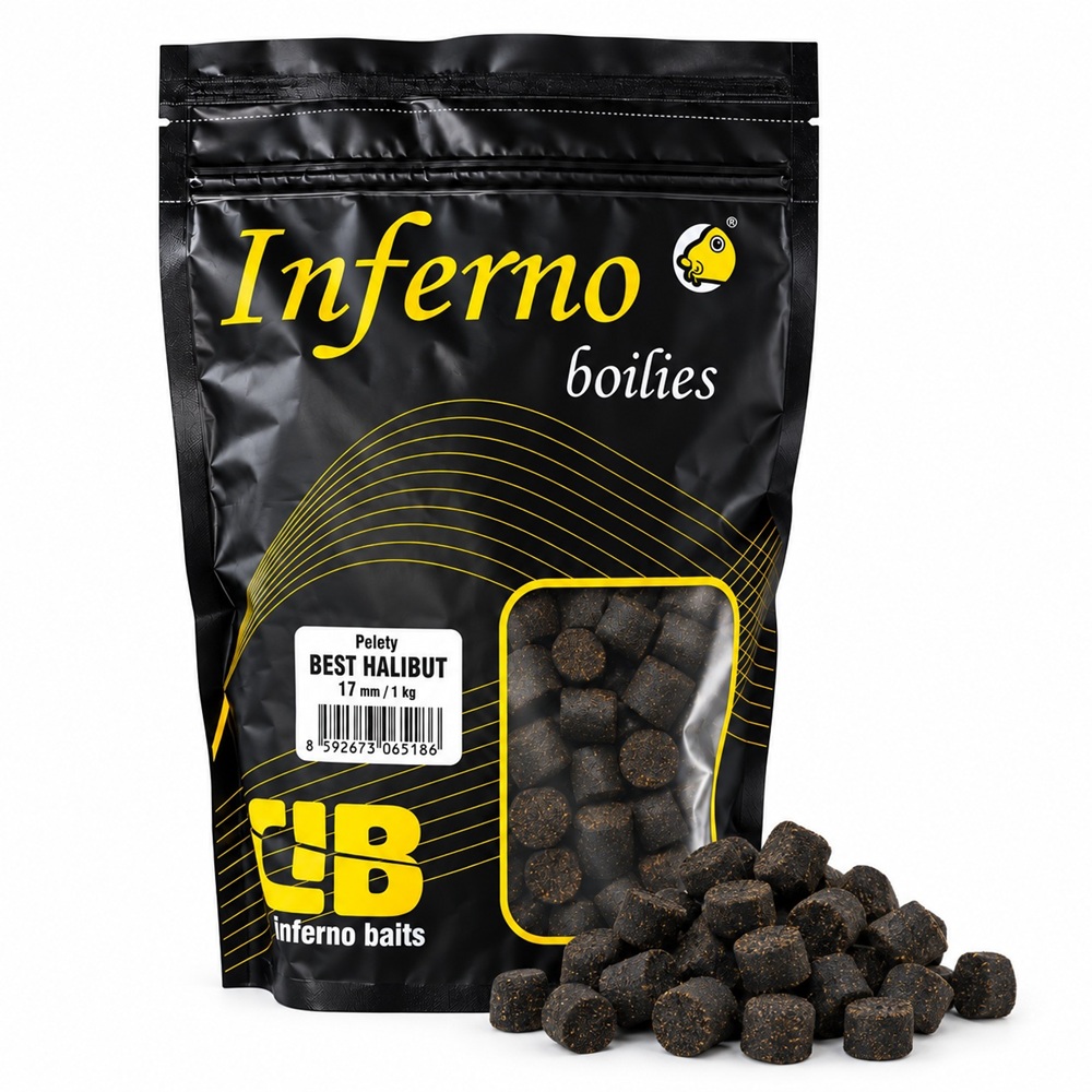 Carp Inferno Pelety Best Halibut 1 kg|17 mm