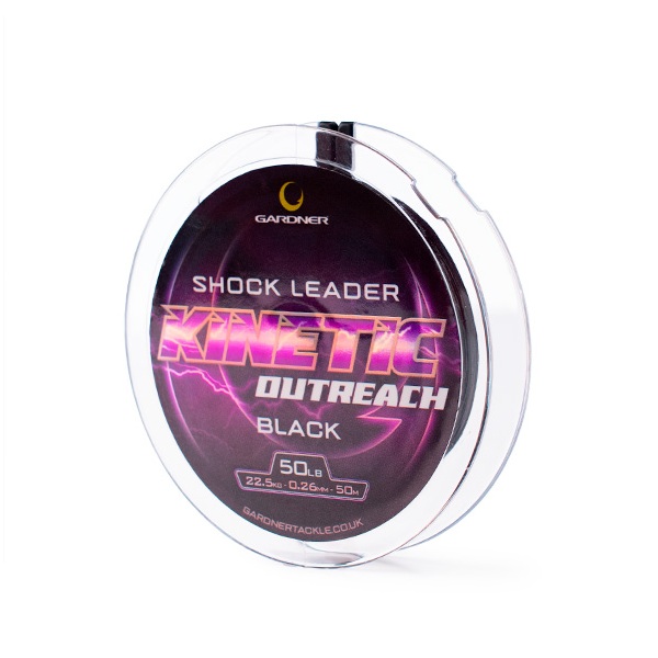Gardner Splétaná šňůra Kinetic Outreach Shock Leader 50m, 50lb (0,26mm) Orange