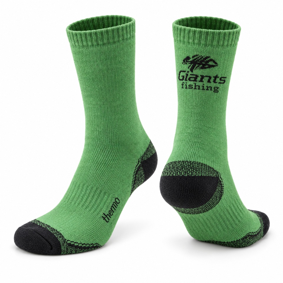 Giants fishing Ponožky Thermo Socks Green|vel.41-43