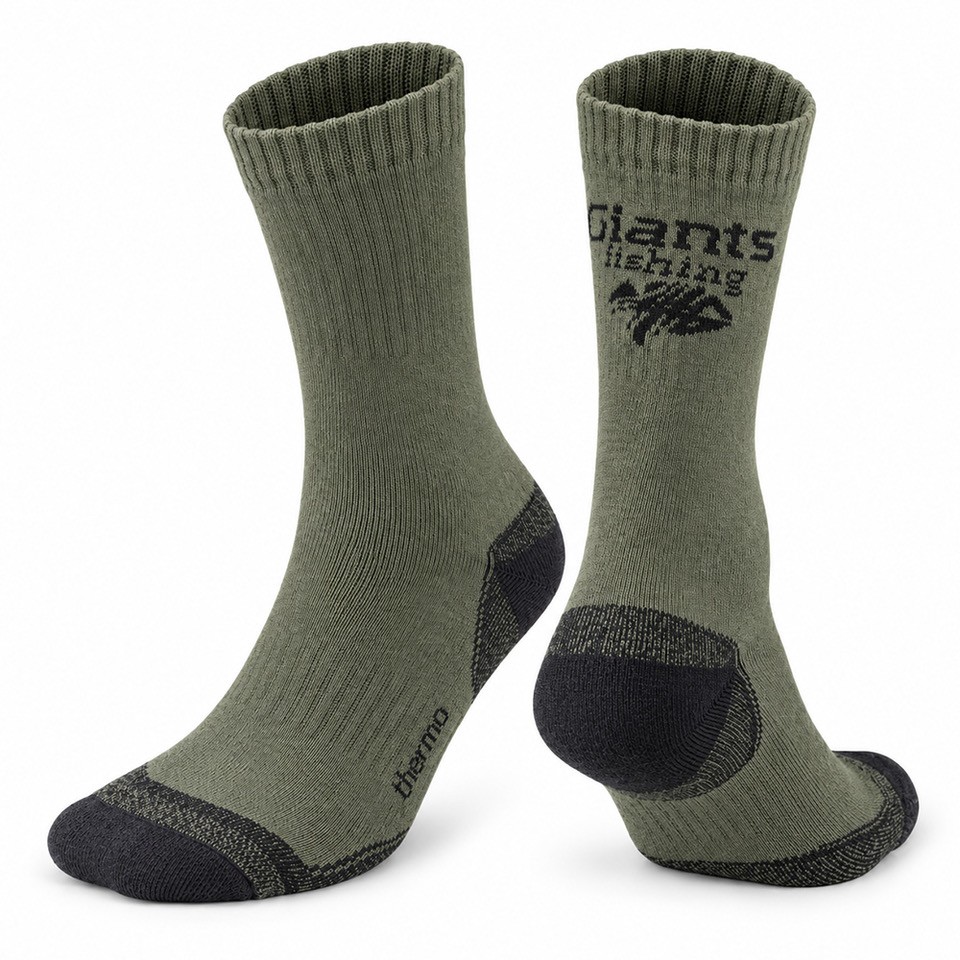 Giants fishing Ponožky Thermo Socks Dark Green|vel.44-46